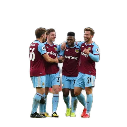 staff, burnley, side, have transparent PNG cut-out