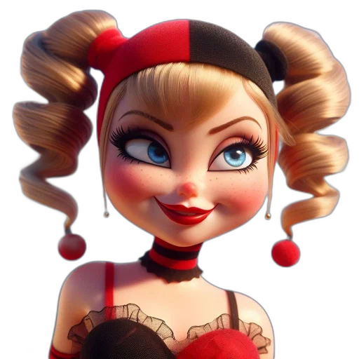 face, cartoon, 3d render, concept art transparent PNG cut-out