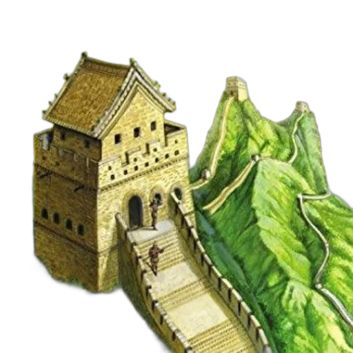building, dragon, 3d render, concept art transparent PNG cut-out