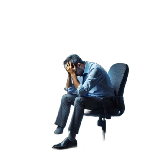 staff, furniture, jacket, 3d render transparent PNG cut-out