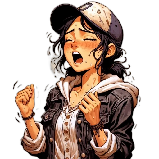 jacket, comic book art, cartoon, concept art transparent PNG cut-out