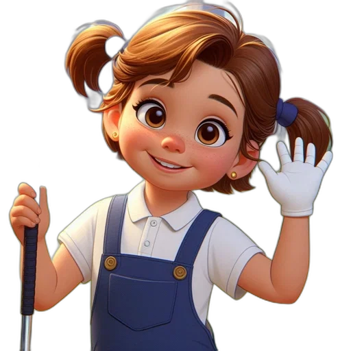staff, face, cartoon, photorealistic transparent PNG cut-out