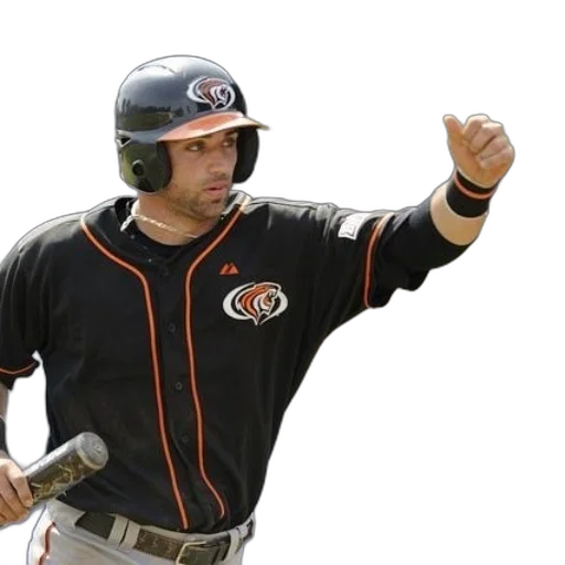 baseball, player, wearing, black transparent PNG cut-out