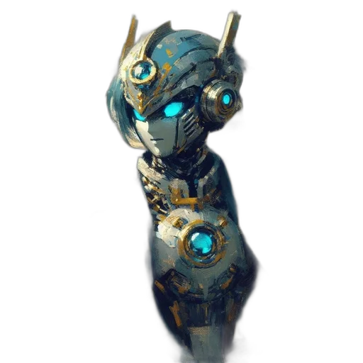 robot, staff, weapon, jewelry transparent PNG cut-out