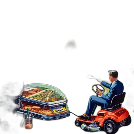 car, concept art, comic book art, photorealistic transparent PNG cut-out