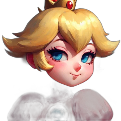 crown, face, concept art, pixel art transparent PNG cut-out
