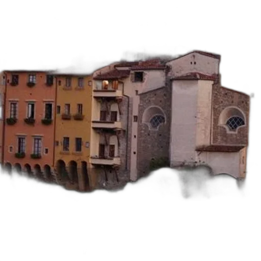 building, umbrella, face, weapon transparent PNG cut-out