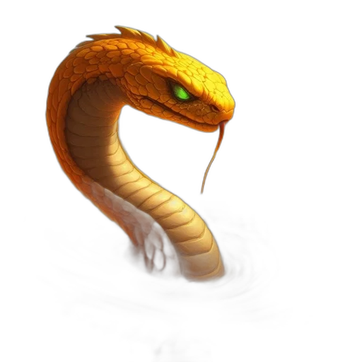 dragon, staff, creature, animal transparent PNG cut-out