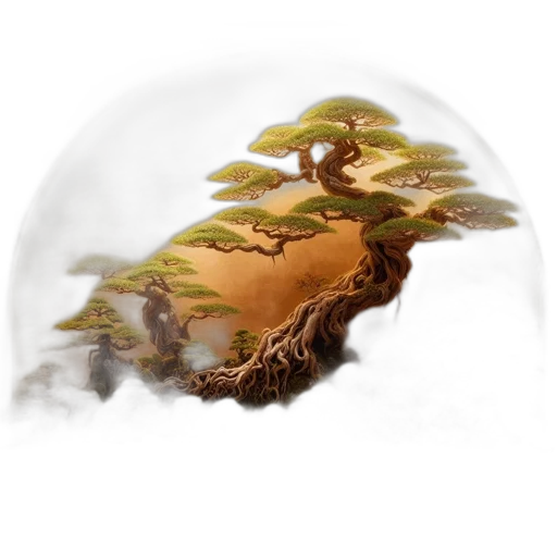 tree, crown, dragon, creature transparent PNG cut-out