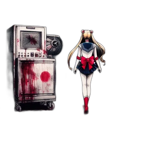 robot, weapon, dress, concept art transparent PNG cut-out