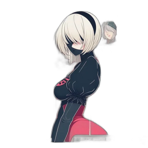 jacket, staff, dress, weapon transparent PNG cut-out