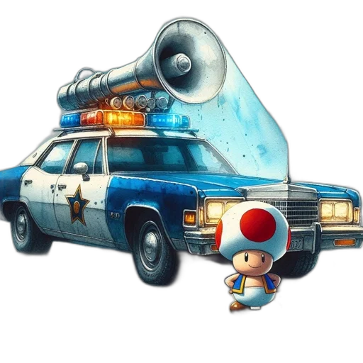 weapon, car, staff, robot transparent PNG cut-out
