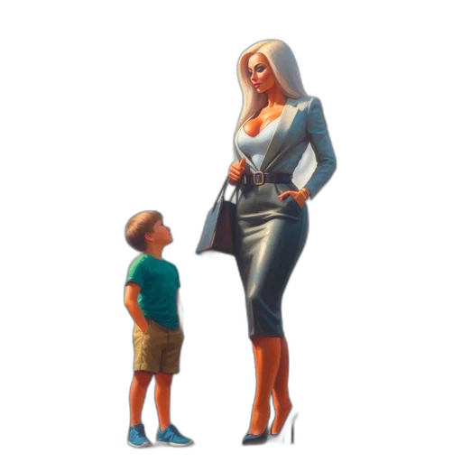 dress, robot, concept art, pixel art transparent PNG cut-out