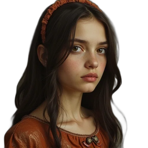 face, crown, dragon, dress transparent PNG cut-out