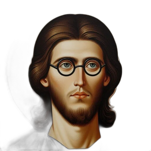 hair, face, photorealistic, pixel art transparent PNG cut-out
