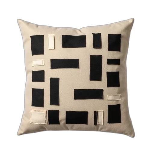 furniture, monochrome, beige, pillow transparent PNG cut-out