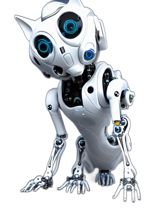 robot, animal, staff, creature transparent PNG cut-out