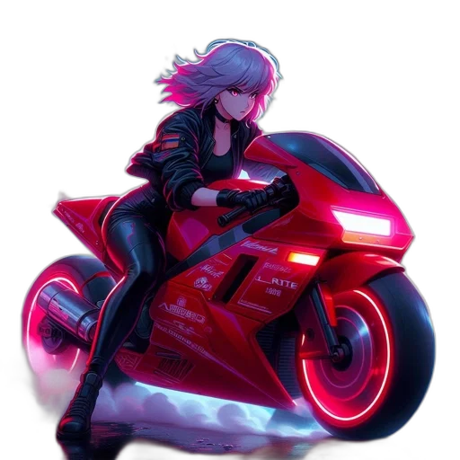 jacket, weapon, robot, car transparent PNG cut-out