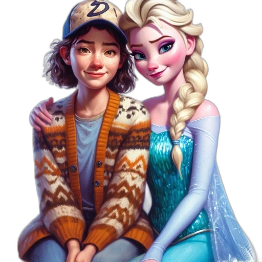 fantasy art, concept art, cartoon, oil painting transparent PNG cut-out