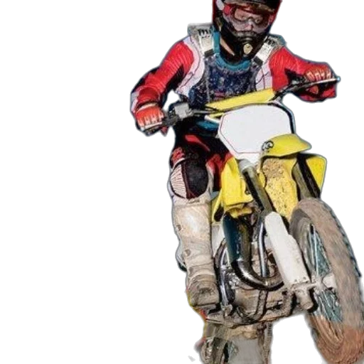 poster, featuring, dirt, bike transparent PNG cut-out