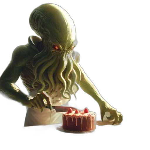 creature, food, concept art, fantasy art transparent PNG cut-out