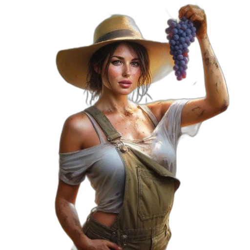 weapon, staff, hat, jewelry transparent PNG cut-out