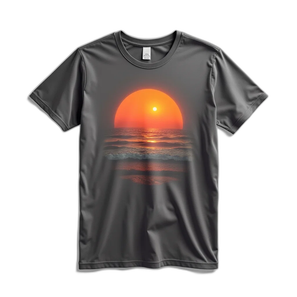 3d render, photorealistic, sunset, outer space transparent PNG cut-out