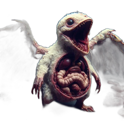 dragon, creature, animal, concept art transparent PNG cut-out
