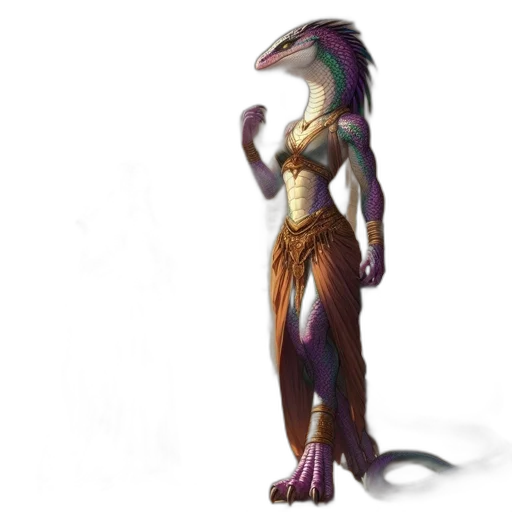 dragon, creature, animal, dress transparent PNG cut-out