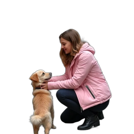 animal, jacket, staff, creature transparent PNG cut-out