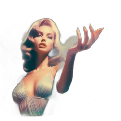 dress, 3d render, vaporwave, concept art transparent PNG cut-out