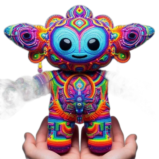 mask, robot, creature, staff transparent PNG cut-out