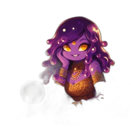 staff, creature, fantasy art, concept art transparent PNG cut-out