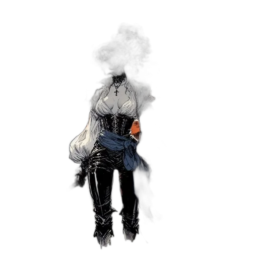 jacket, mask, robot, weapon transparent PNG cut-out