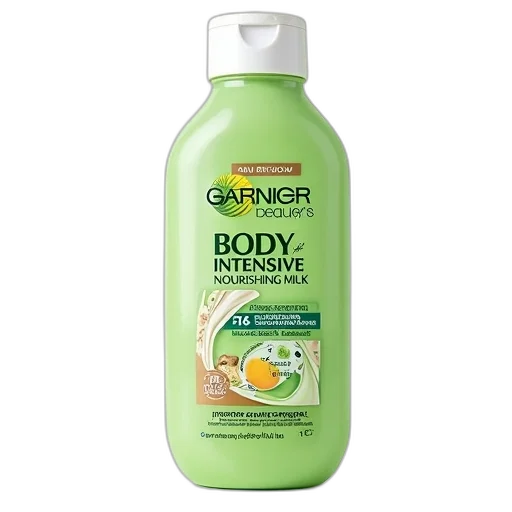 bottle, garnier, body, intensive transparent PNG cut-out
