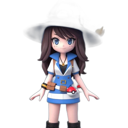 staff, hat, weapon, dress transparent PNG cut-out