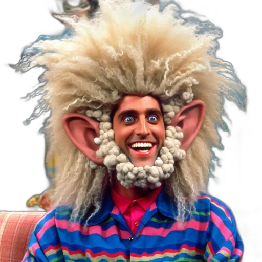 creature, hair, mask, animal transparent PNG cut-out