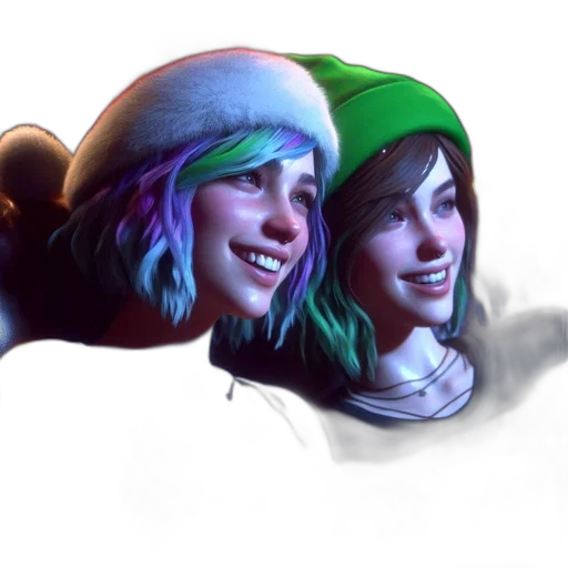 hat, face, concept art, photorealistic transparent PNG cut-out