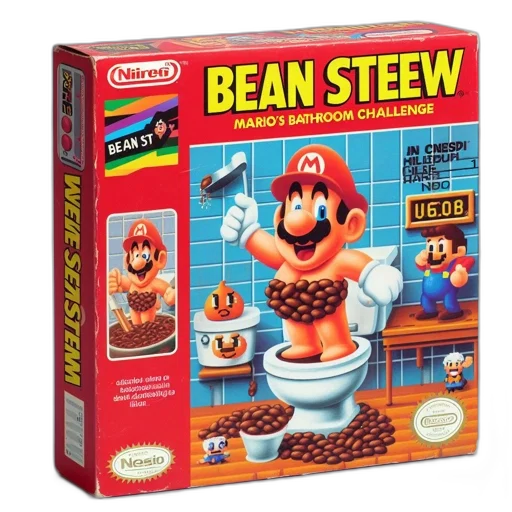 food, concept art, pixel art, bean transparent PNG cut-out