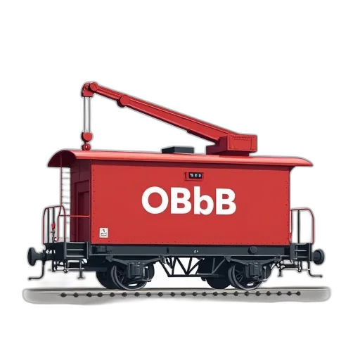 robot, 3d render, red, train transparent PNG cut-out