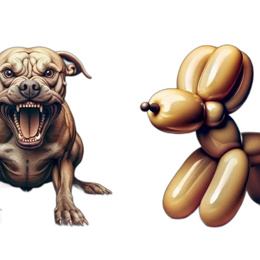 photorealistic, 3d render, concept art, two transparent PNG cut-out
