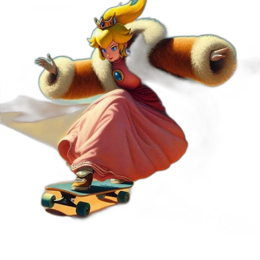 dragon, weapon, dress, staff transparent PNG cut-out