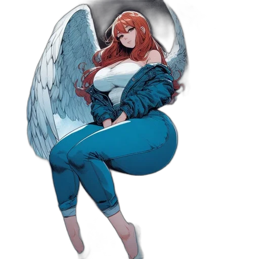jacket, comic book art, concept art, fantasy art transparent PNG cut-out