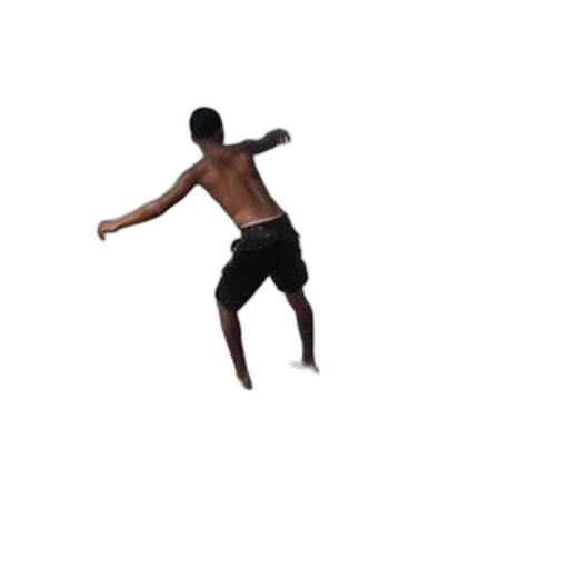 3d render, young, man, black transparent PNG cut-out