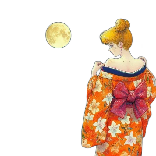 dress, watercolor, concept art, anime transparent PNG cut-out