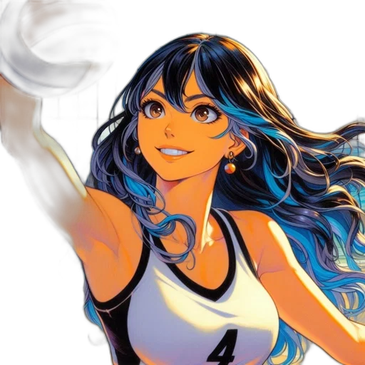 comic book art, concept art, anime, fantasy art transparent PNG cut-out