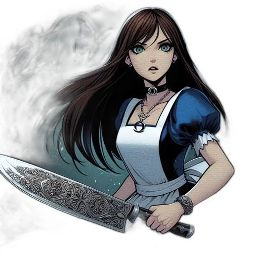 sword, staff, weapon, fantasy art transparent PNG cut-out