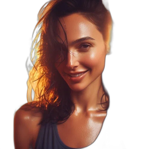 face, hair, dress, umbrella transparent PNG cut-out