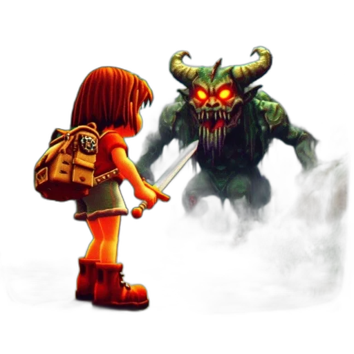 creature, concept art, pixel art, fantasy art transparent PNG cut-out