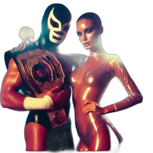 mask, concept art, comic book art, two transparent PNG cut-out